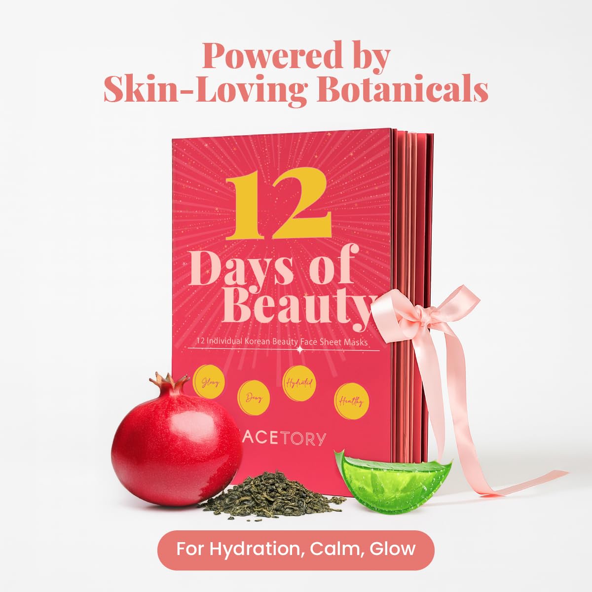 FACETORY 12 Day Korean Face Mask Gift Set Hydrating Soothing - FACETORY Official Imagery - 8