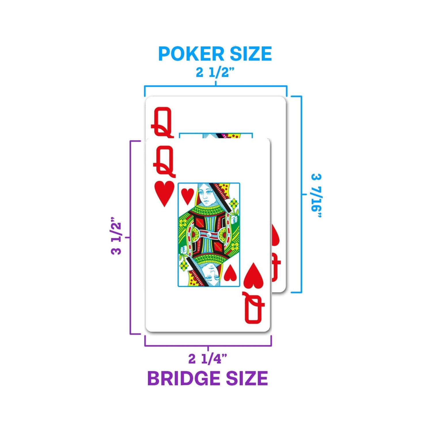 Copag 1546 design 100% plastic bridge size playing cards in red and blue with jumbo index, ideal for bridge games
