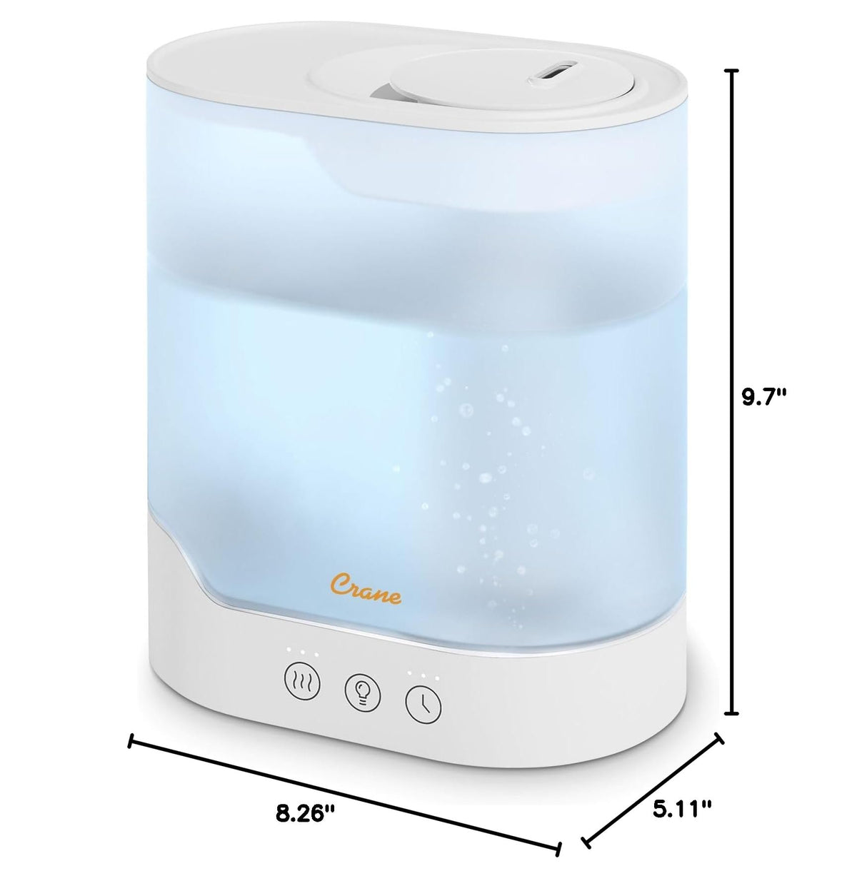 Crane 0 7 Gallon Top Fill Cool Mist Humidifier and Aroma - Crane Official Imagery - 4