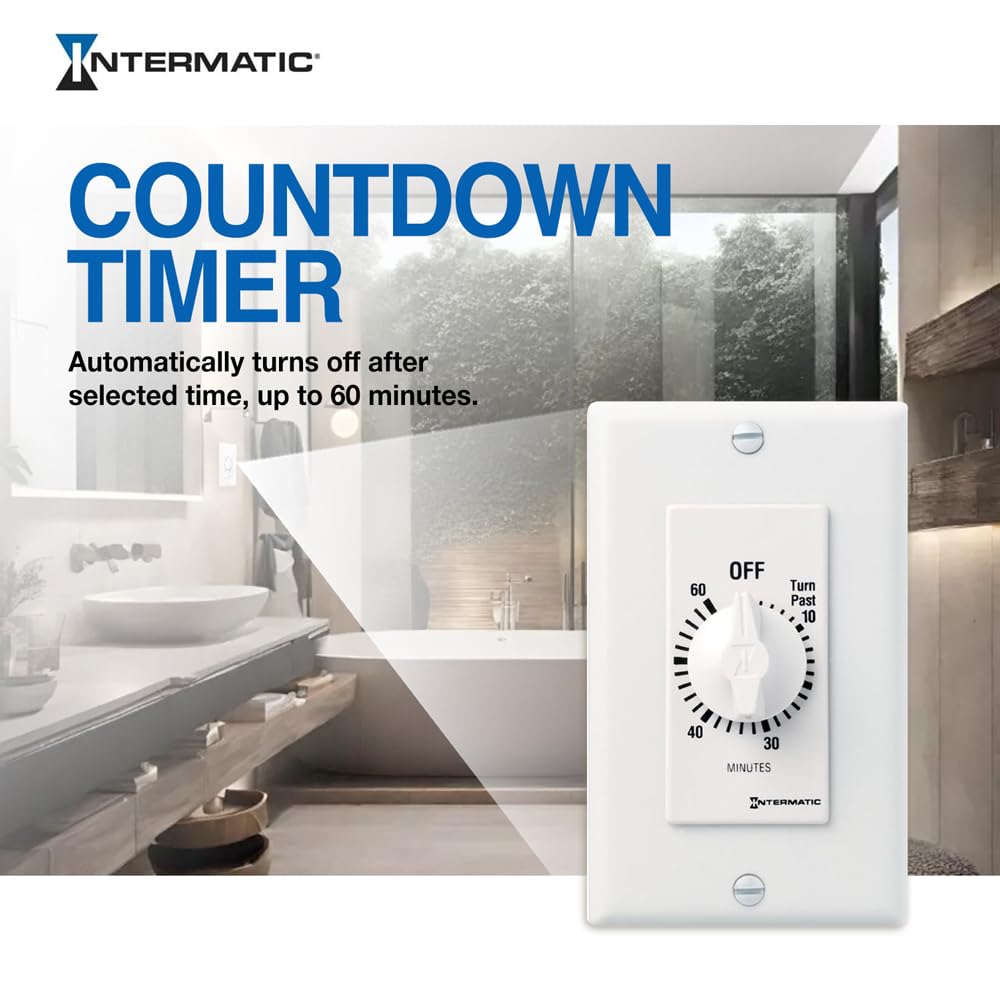 Intermatic SW60MWK 60 Minute Spring Wound Timer White - Intermatic Official Imagery - 5