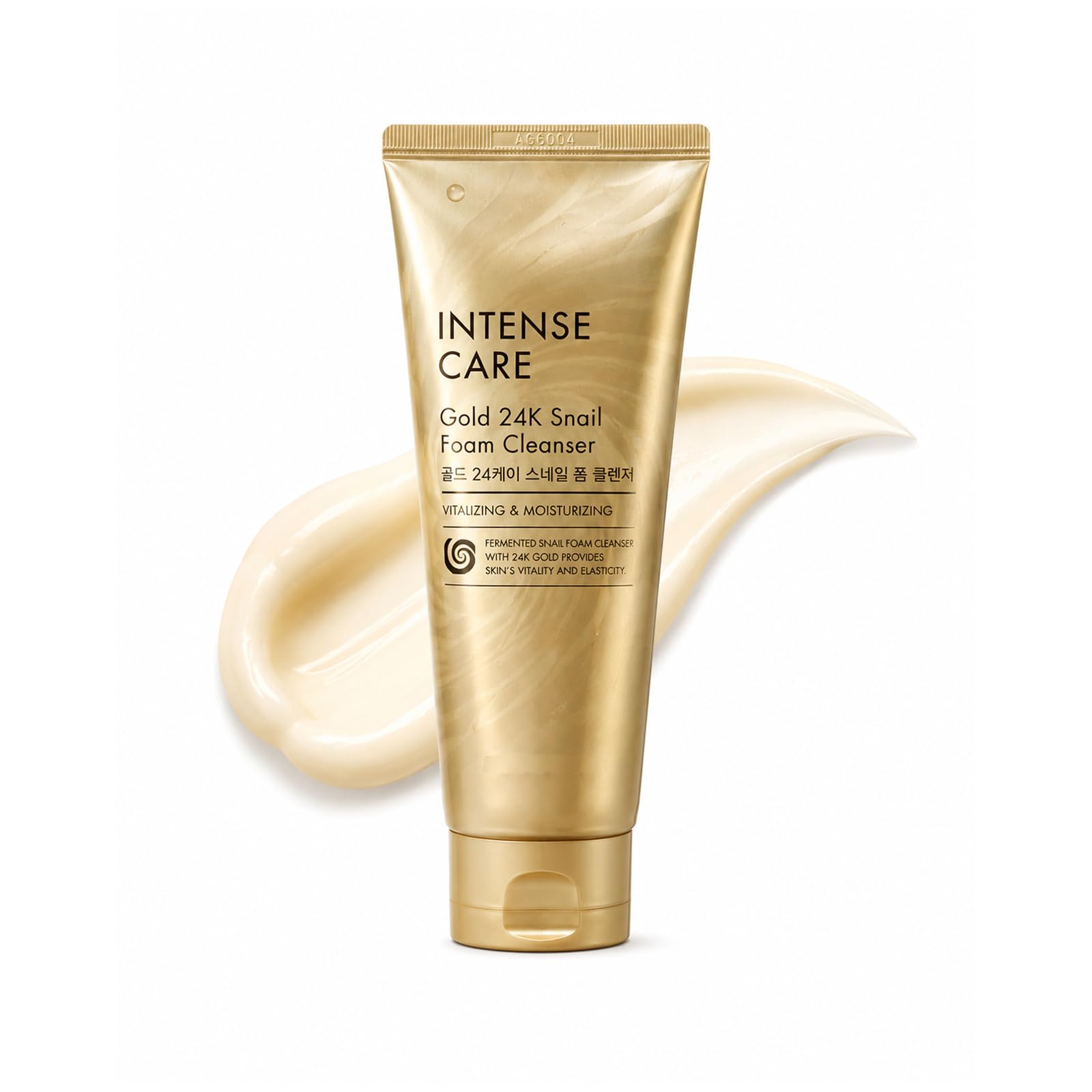 Intense Care Gold 24K Snail Foam Cleanser, Korean Foaming Facial - Generic