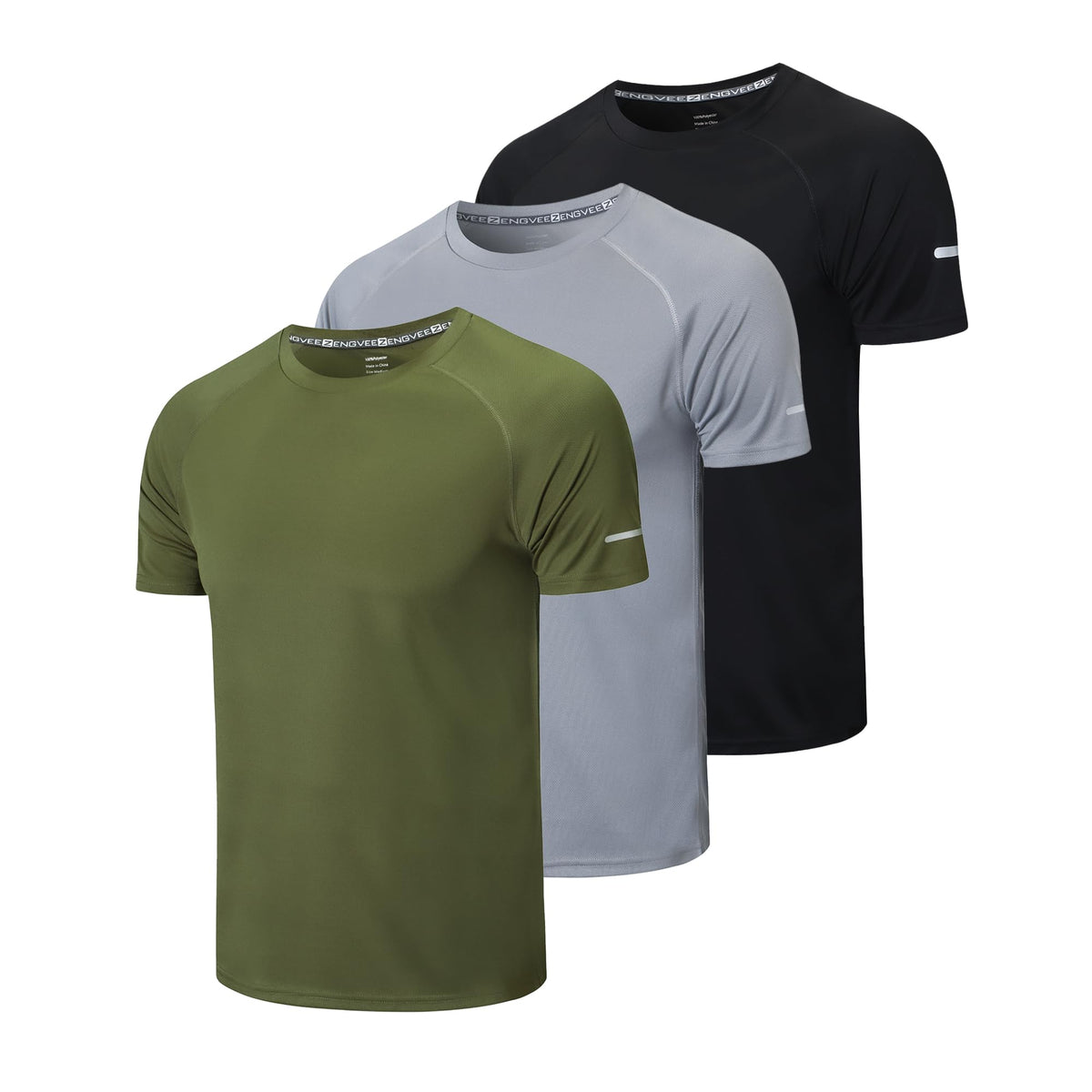 frueo Men s 1 3 Pack Workout Shirts Quick Dry Mesh Athletic - frueo Official Imagery - 2