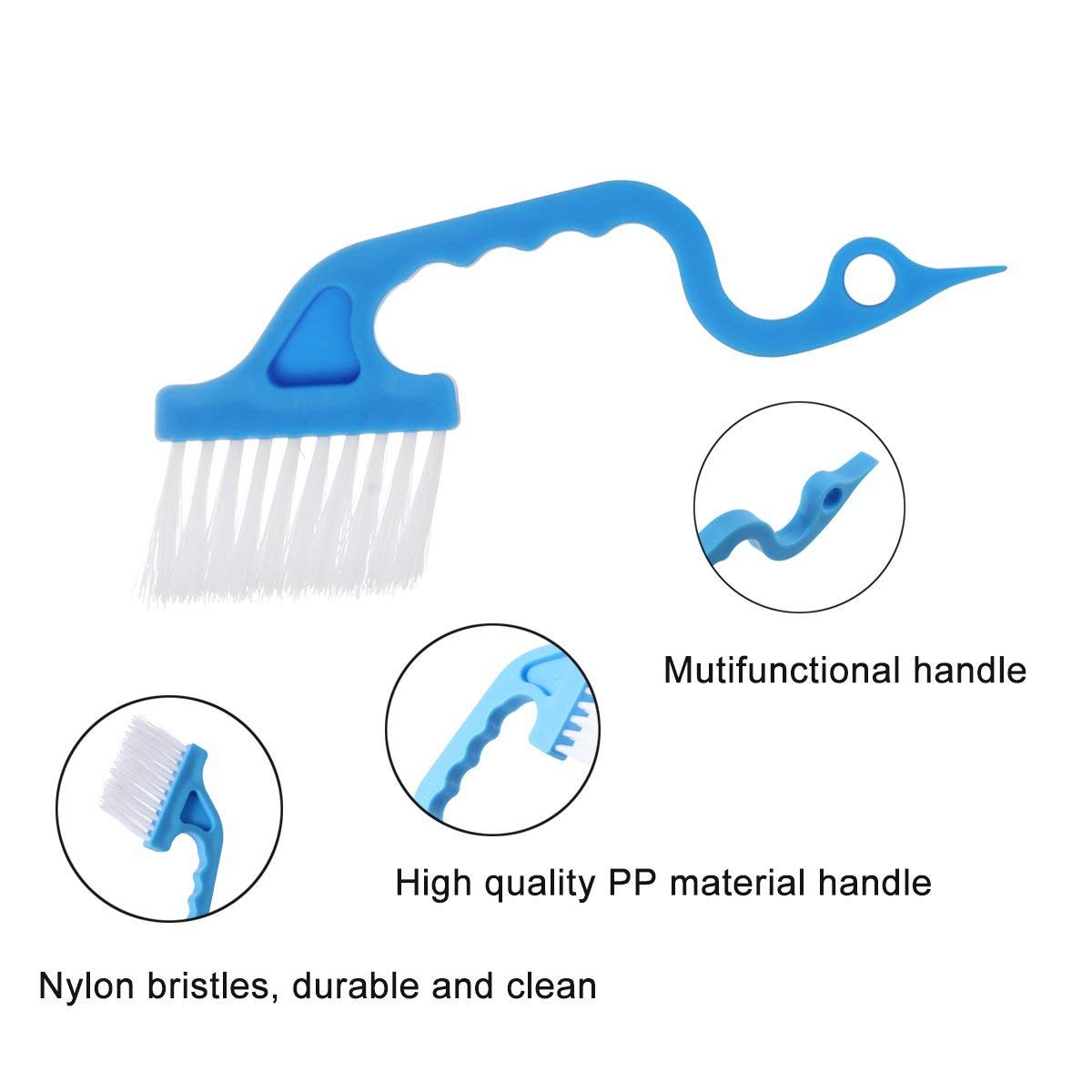 Rienar 2pcs Hand-held Groove Gap Cleaning Tools Door Window Track Kitc - View 4