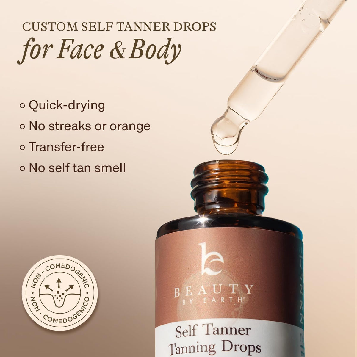 Self Tanning Drops - Beauty by Earth Official Imagery - 4