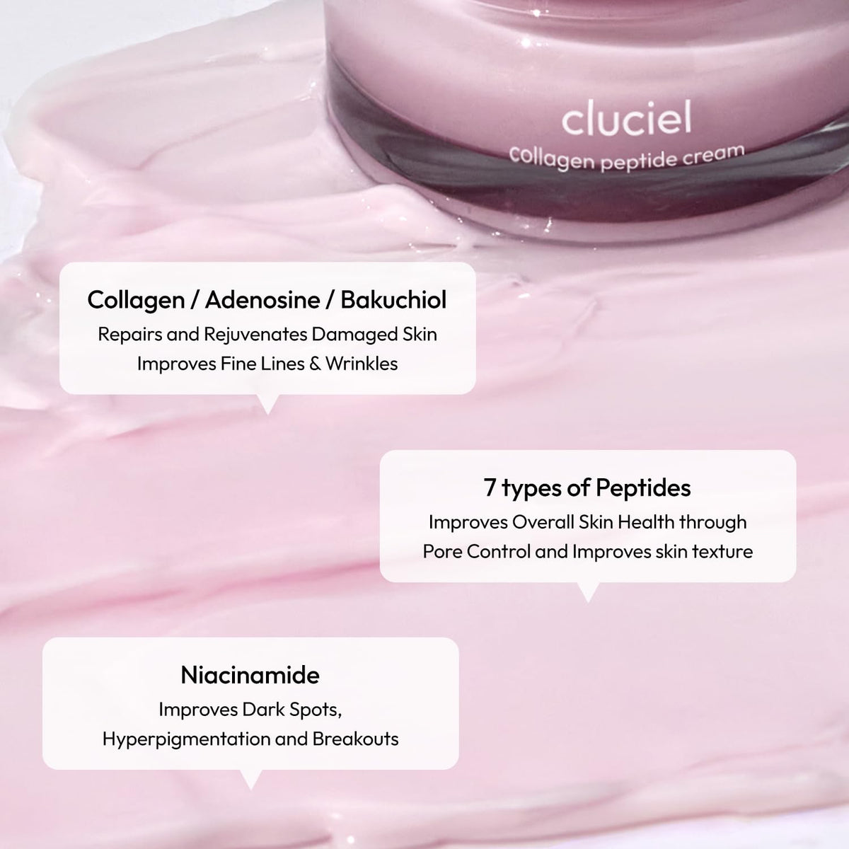 Collagen Peptide Cream Daily All in one Moisturizer for - cluciel Official Imagery - 8