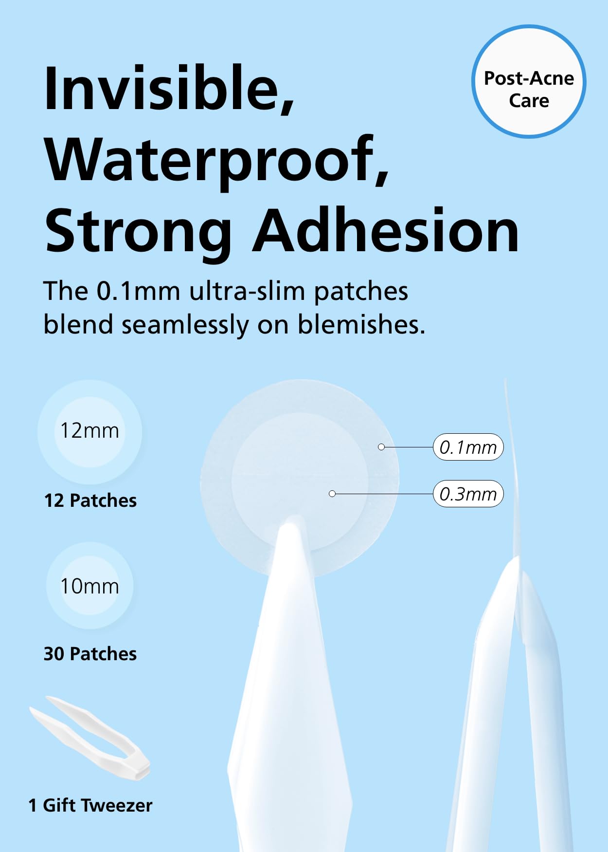 EasyDerm Beauty Hydrocolloid Pimple Patch 1 Pack(42ea) - DWEasyDerm