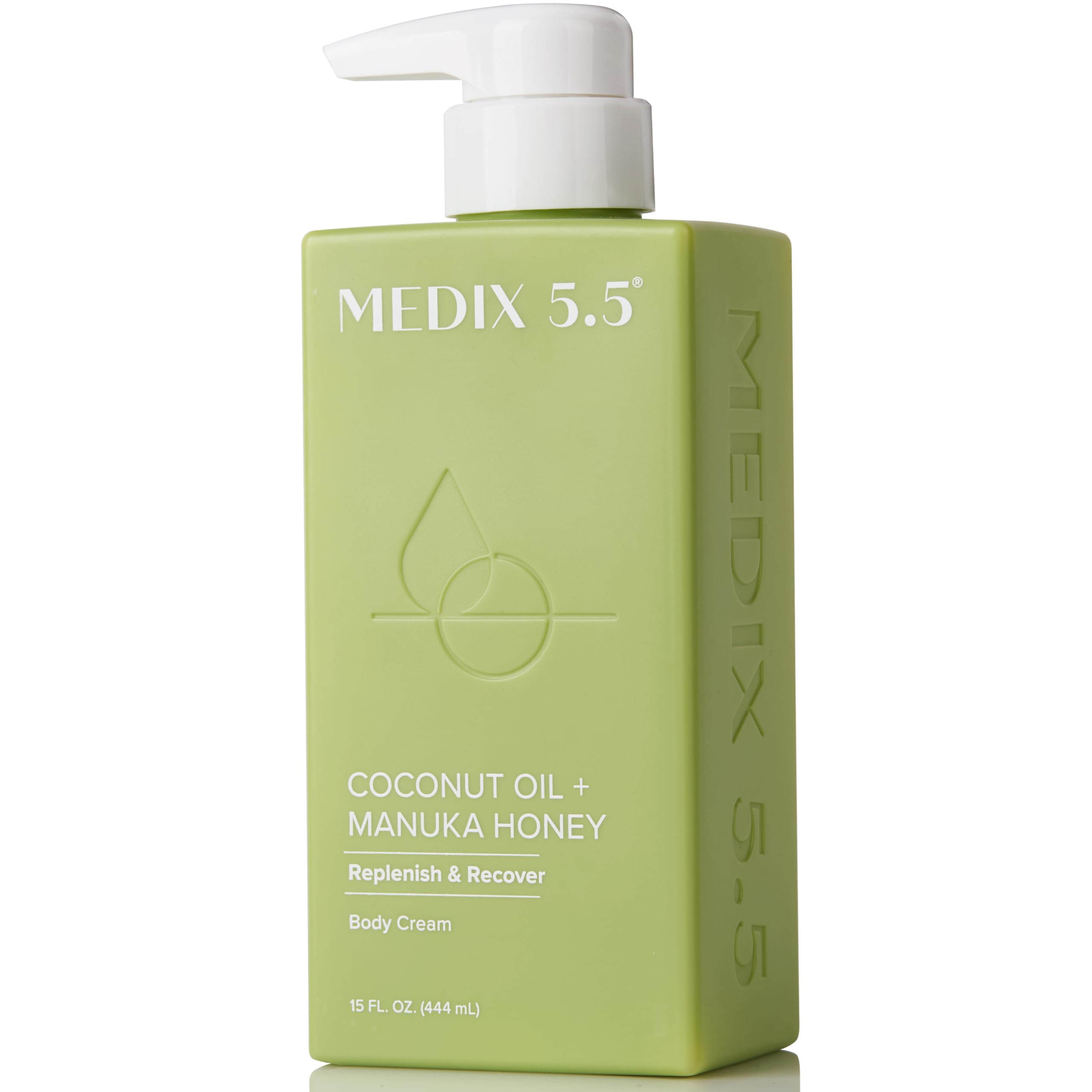 Medix 5.5 Men & Women Coconut Body Lotion + Manuka Honey Cream | Natural Coconut Oil Lotion | Moisturizer Cream Body Butter Skin Care Balm | Stretch Marks, Cellulite, & Dry Skin |15 Fl Oz - Medix 5.5 Official Product View 2