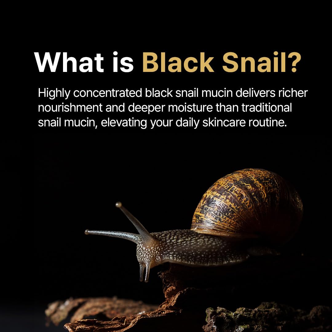 FARMSTAY Black Snail Peptide 9 Perfect Cream Snail Mucin - FARMSTAY Official Imagery - 4