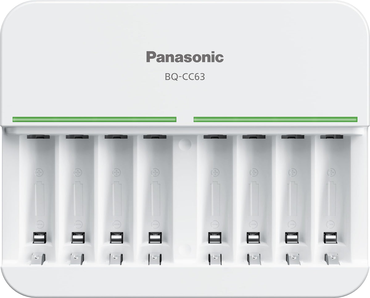 Panasonic BQ CC63SBA Advanced eneloop 8 Position Individual - Eneloop Official Imagery - 1