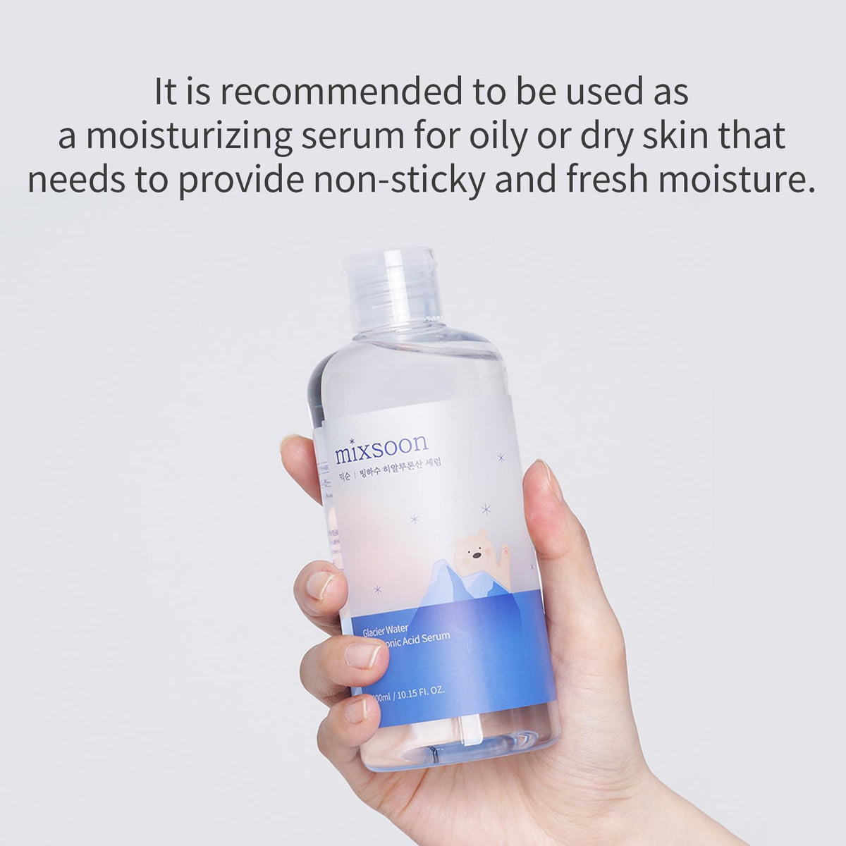 mixsoon Glacier Water Hyaluronic Acid Serum Deep Hydration - mixsoon Official Imagery - 8