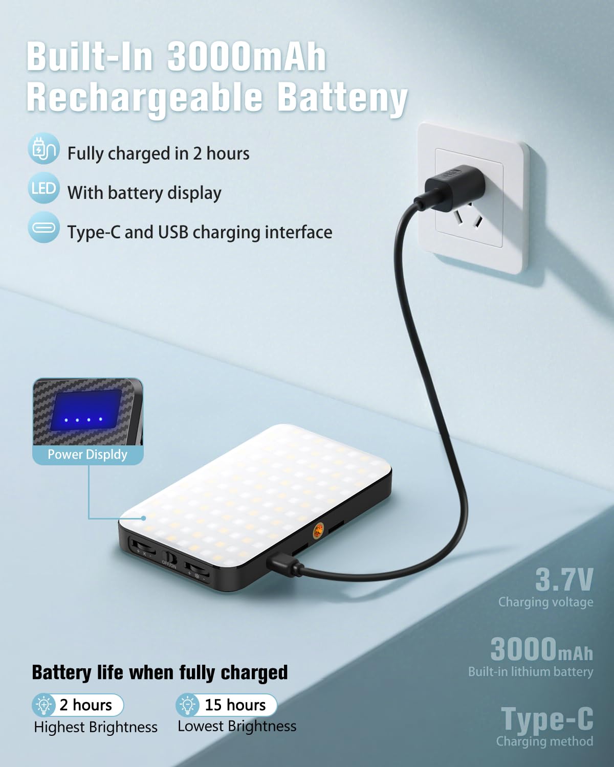 168 LED Phone Light Selfie Light for iPhone iPad Camera - Auriani Official Imagery - 8
