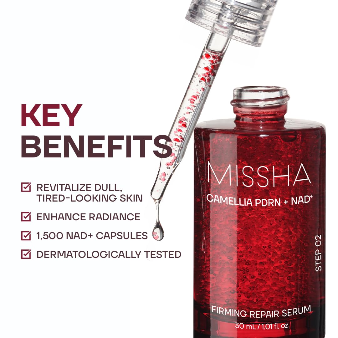 MISSHA PDRN NAD Firming Repair Serum Korean Face Serum 1 01 - MISSHA Official Product Imagery - 4