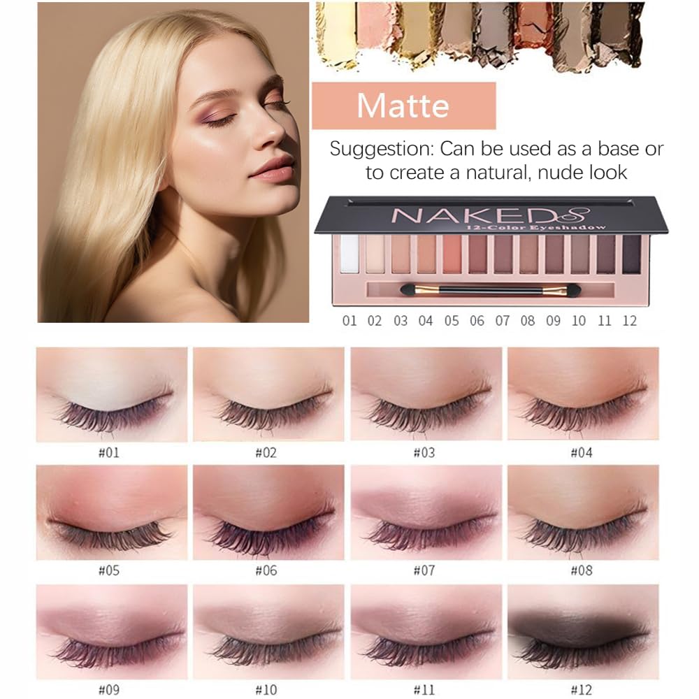 12 Color Pro Makeup Kit for Women - AOLIKOKO Official Imagery - 3
