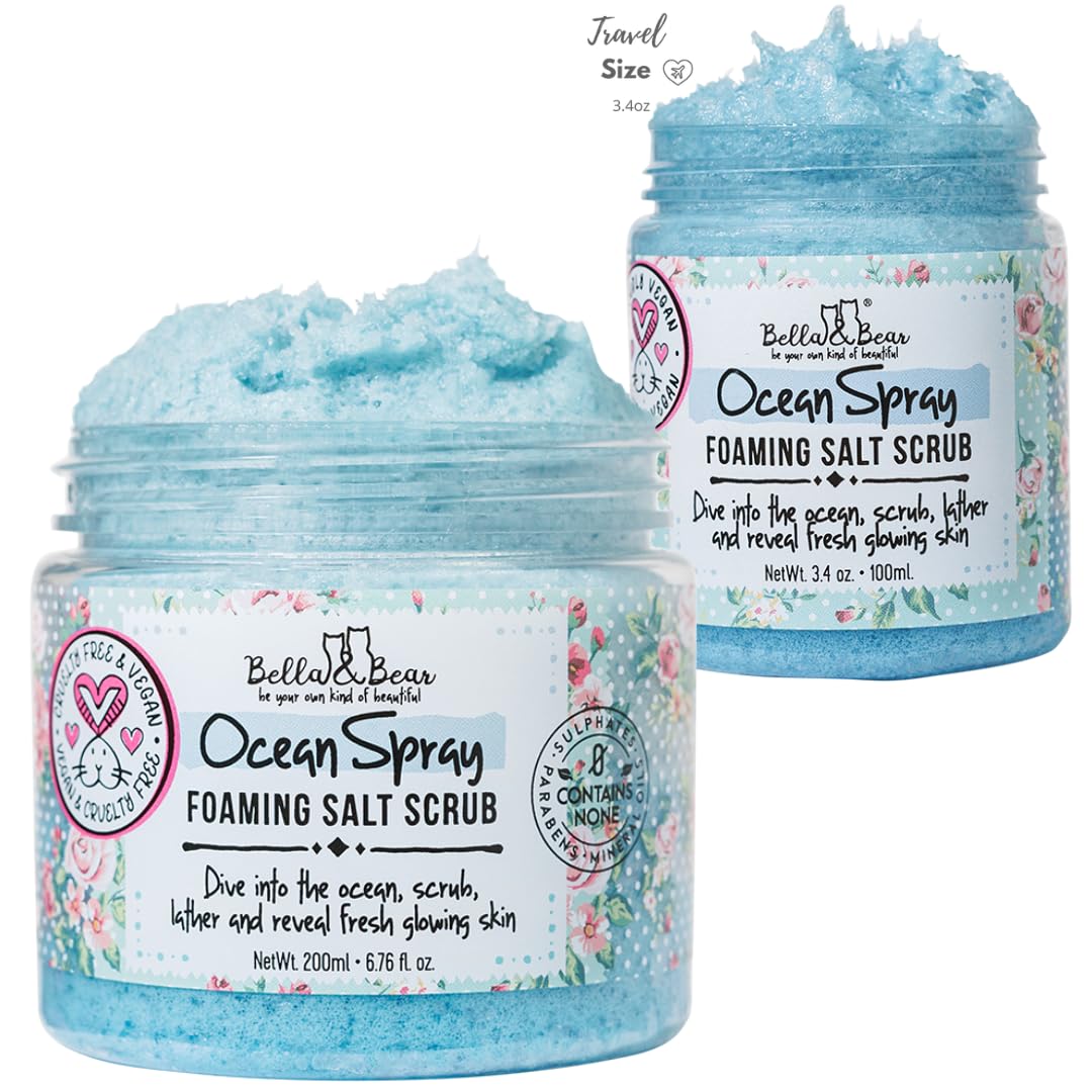 Bella and Bear Bella & Bear Ocean Spray Scrub, No Sulphates, Parabens, No - Bella and Bear Official Product View 8