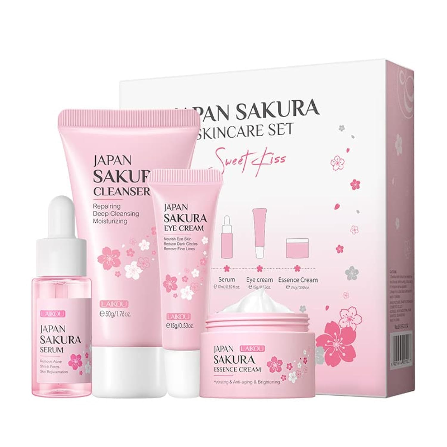 1 Pack Skin Care Set, Containing Deep Cleansing Facial Cleanser+ - Product Imagery