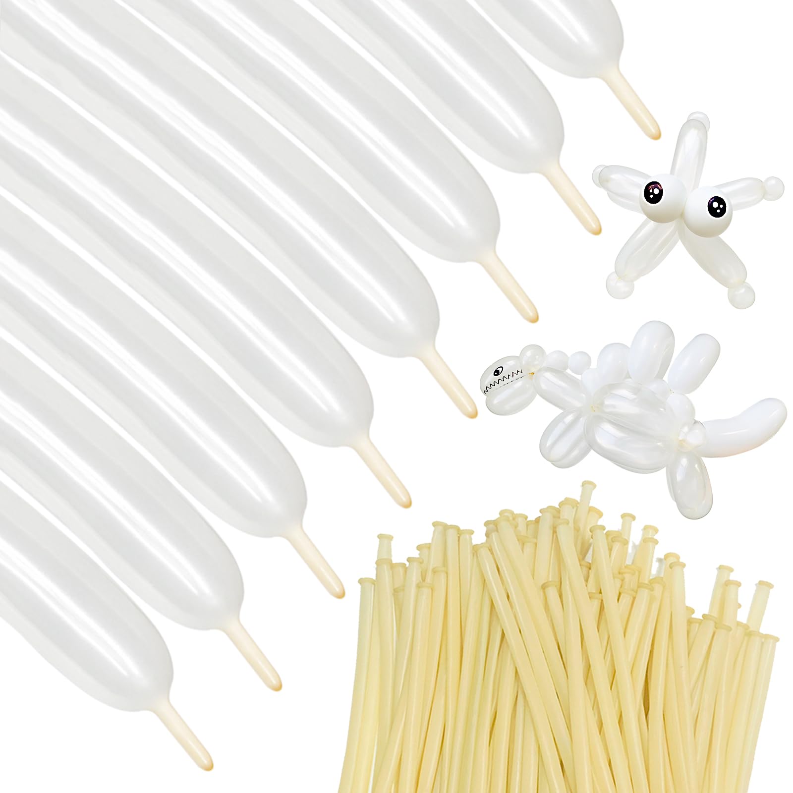 260 Balloons Clear, Thickening Long Balloons for Tying Arch, - Product Imagery