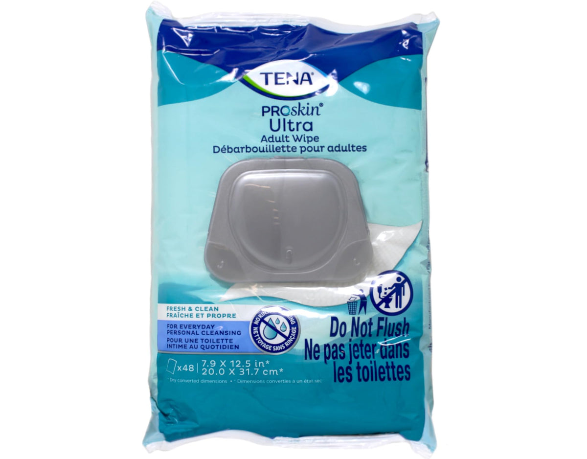 Tena ProSkin Ultra Personal Cleansing Wipe 7 9 10 x 12 5 - TENA Official Imagery - 3