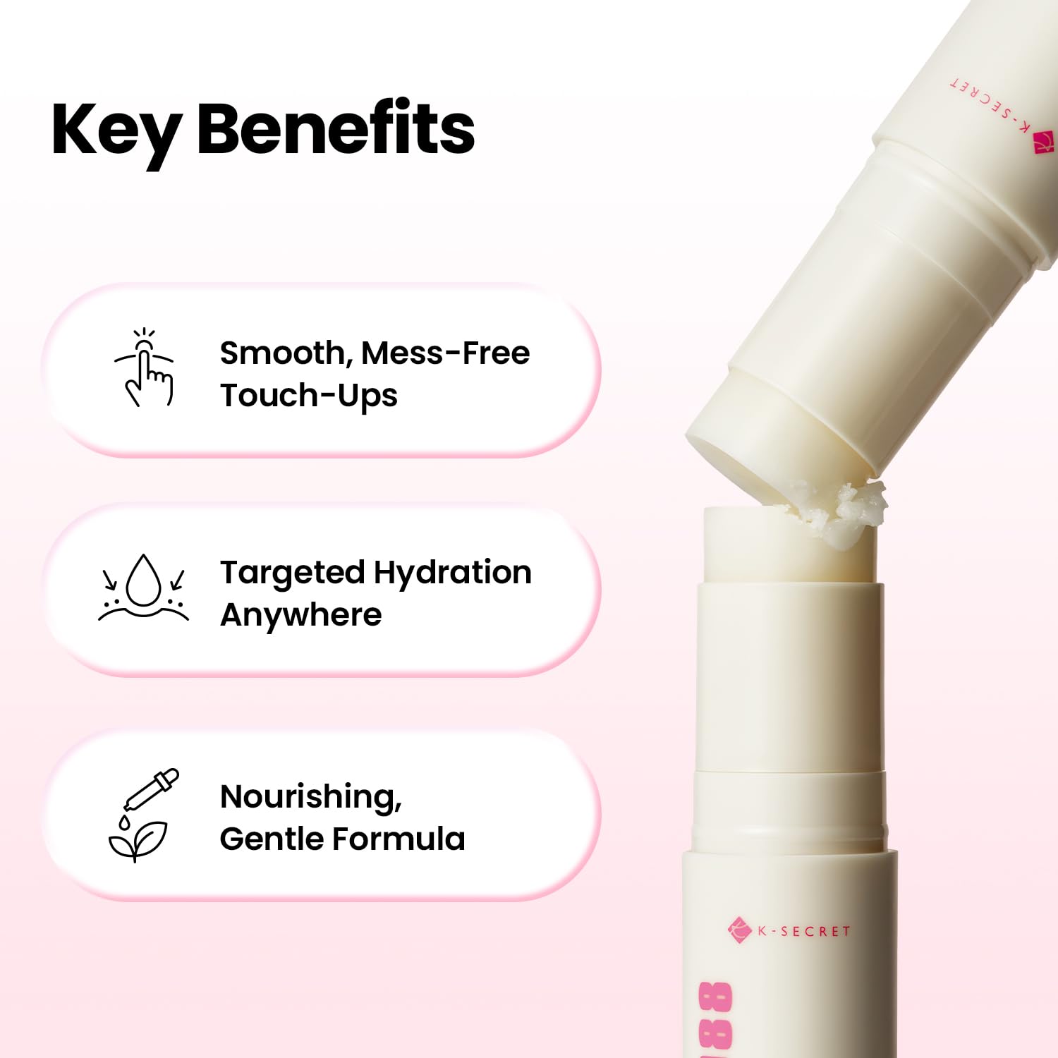 K-SECRET SEOUL1988 Collagen Multi Balm Stick for Under-Eyes & Smile lines - K-SECRET Official Product View 4
