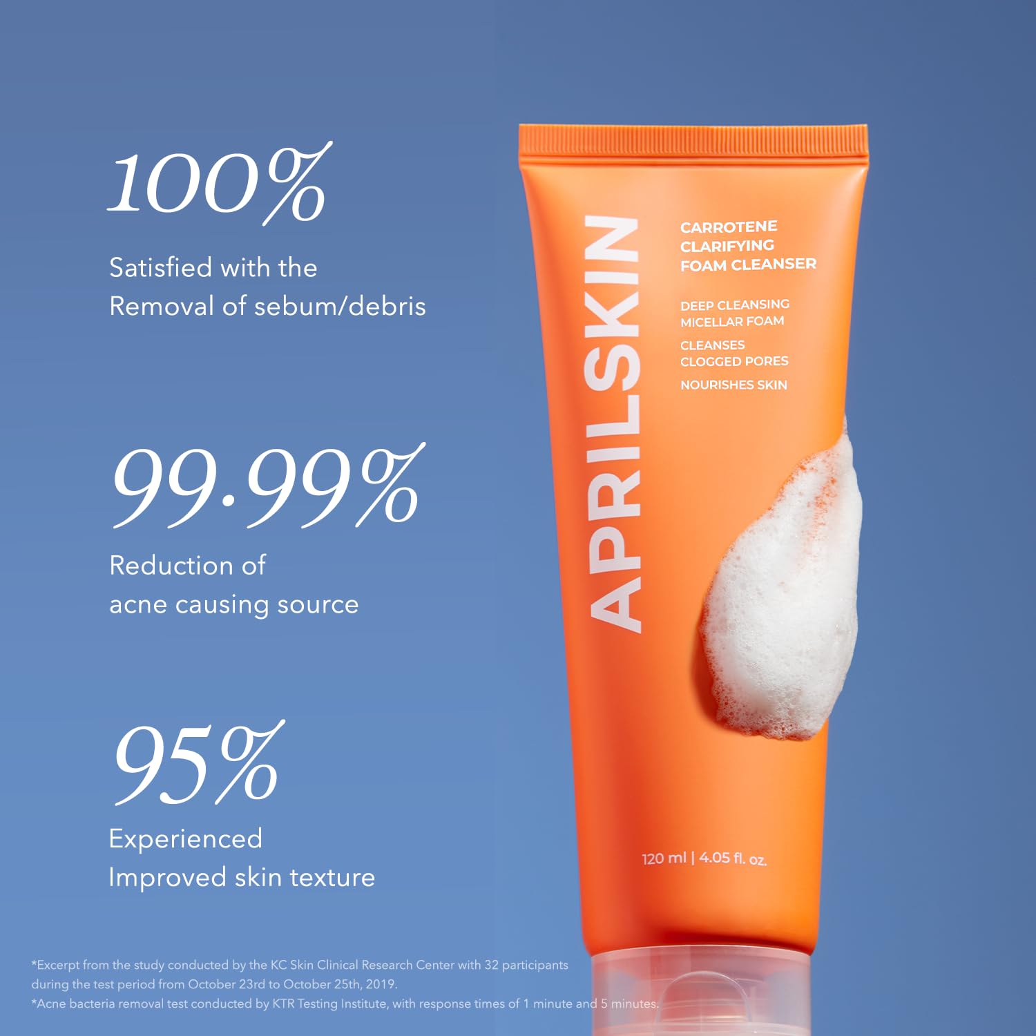 Aprilskin Carrotene Clarifying Foam Cleanser - APRILSKIN
