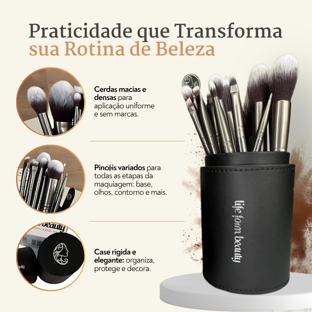 Professional Makeup Brushes Kit - Life Form Beauty Official Imagery - 3