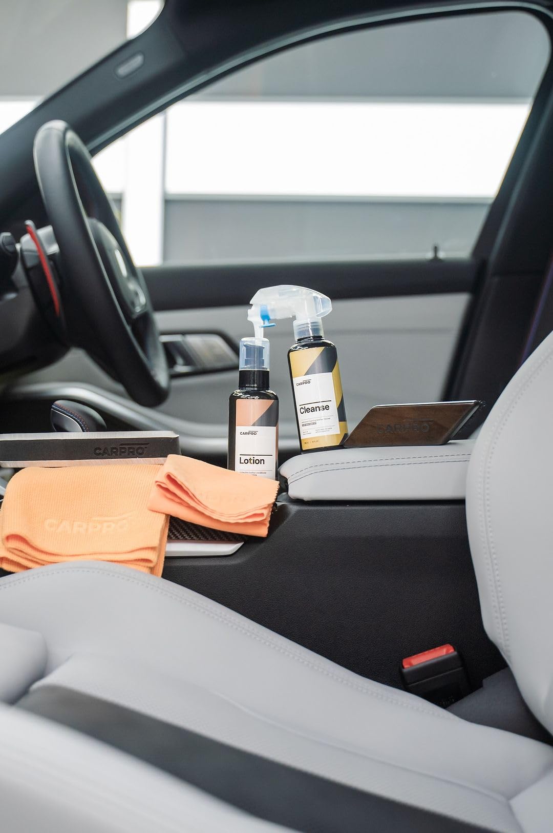 CARPRO Skincare Leather Kit Car Leather Cleaner Leather - CARPRO Official Imagery - 4