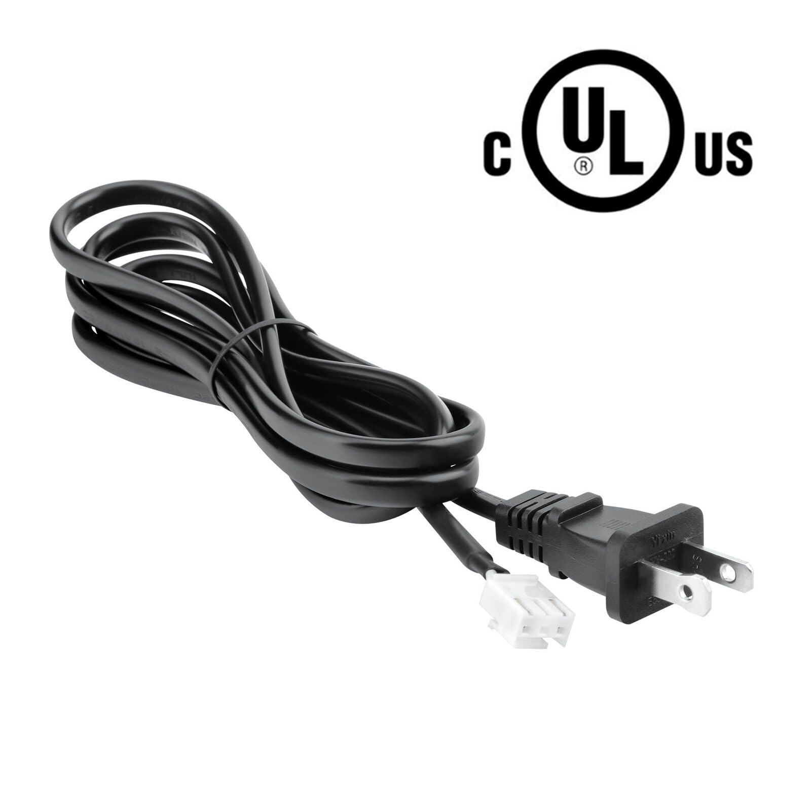 SKKSource 6ft UL 18AWG AC power cord cable for Hitachi TV models, connects to power board, black internal power lead.