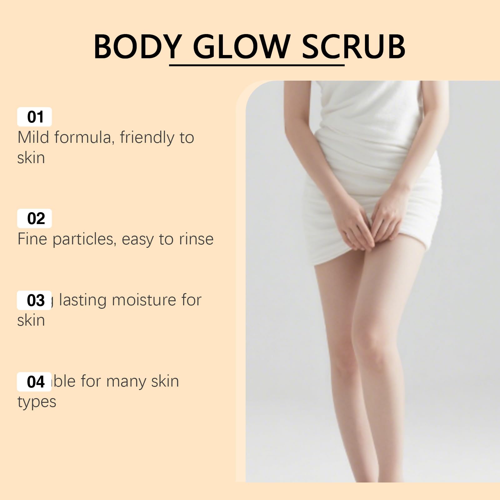 Tbexem Turmeric Body Scrub, Botanical Skin Cleanser, Gentle Exfoliating Scrub - Tbexem Official Product View 3