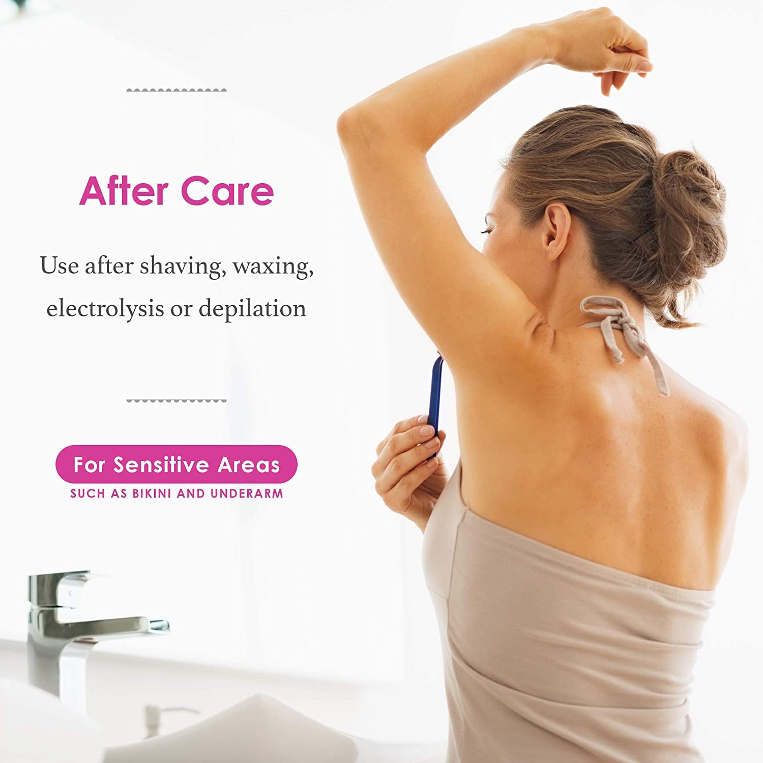 Bikini Zone Medicated After Shave Crème in 1 oz tube, soothing skin care for bikini area after shaving.