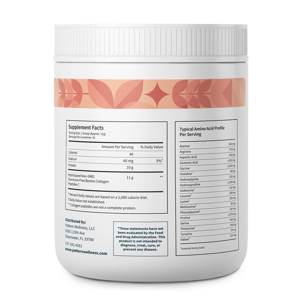 Pattern Wellness Collagen Peptides Powder Type I III - Pattern Wellness Official Imagery - 4