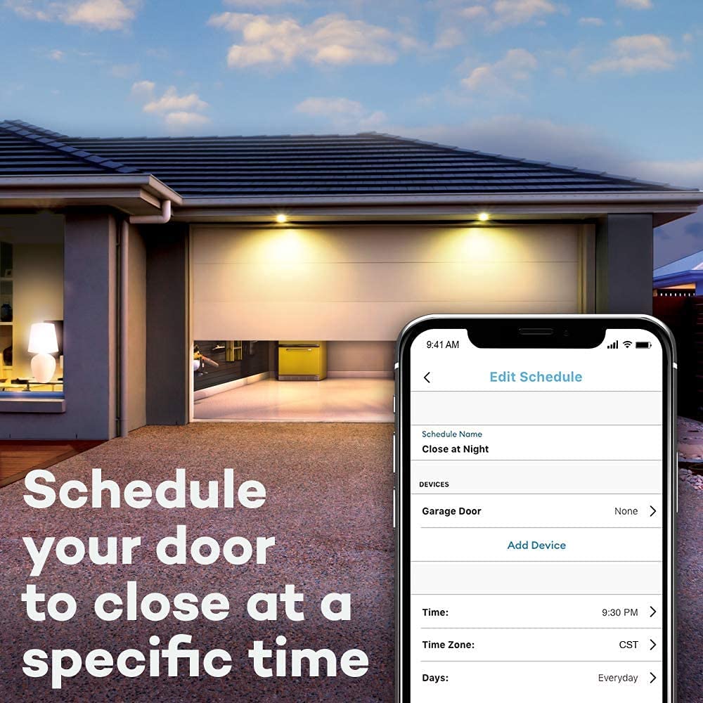 CHAMBERLAIN Smart Garage Control - Wireless Garage Hub and Sensor with Wifi & Bl - CHAMBERLAIN Official Product View 5
