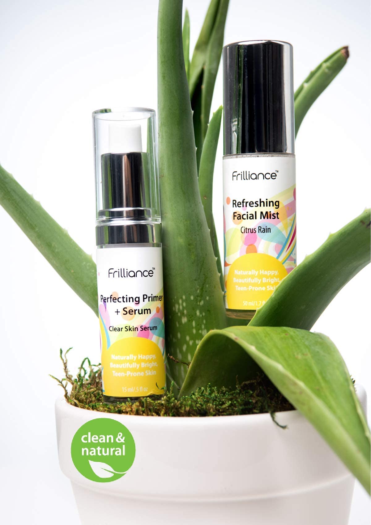Clear Skin Kit Perfecting Primer Serum Facial Mist for Acne - Frilliance Official Imagery - 2