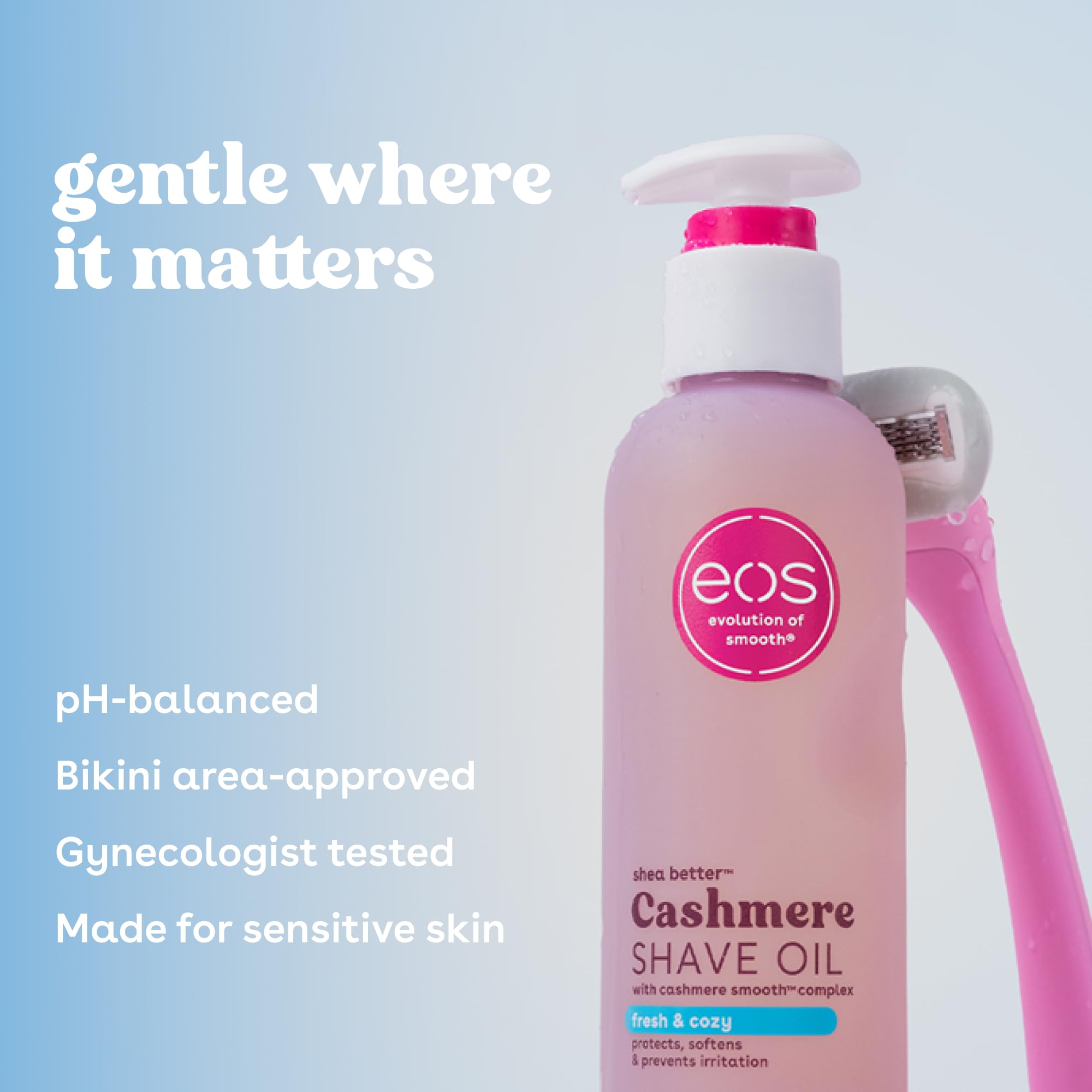 eos Cashmere Shave Oil Fresh Cozy Moisturizing Shea Butter 6 - eos Official Product Imagery - 5