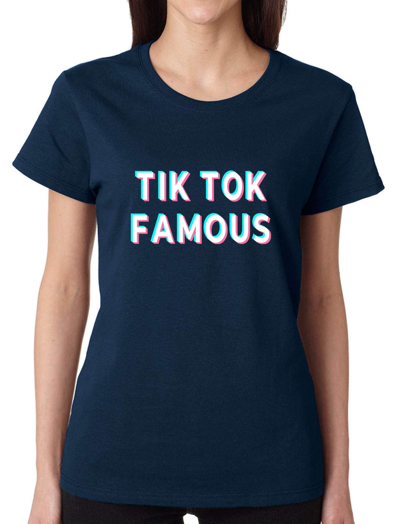ALLNTRENDS Women's T Shirt TIK Tok Famous Cute Graphic Tee - View 9