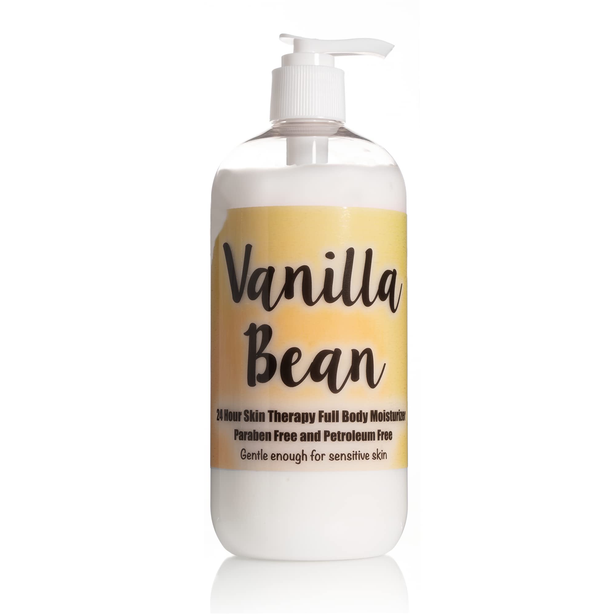 The Lotion Company 24 Hour Skin Therapy Lotion, Full Body Moisturizer, Paraben Free, Made in USA, Vanilla Bean Fragrance, w/ Aloe Vera, 16 Ounces - The Lotion Company Official Product View 2