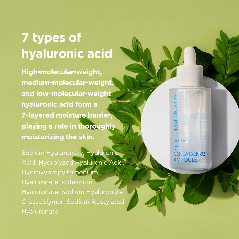 BORNTREE Like Sky Ice Marine Collagen 93 Ampoule 1 69 fl oz - BORNTREE Official Imagery - 6