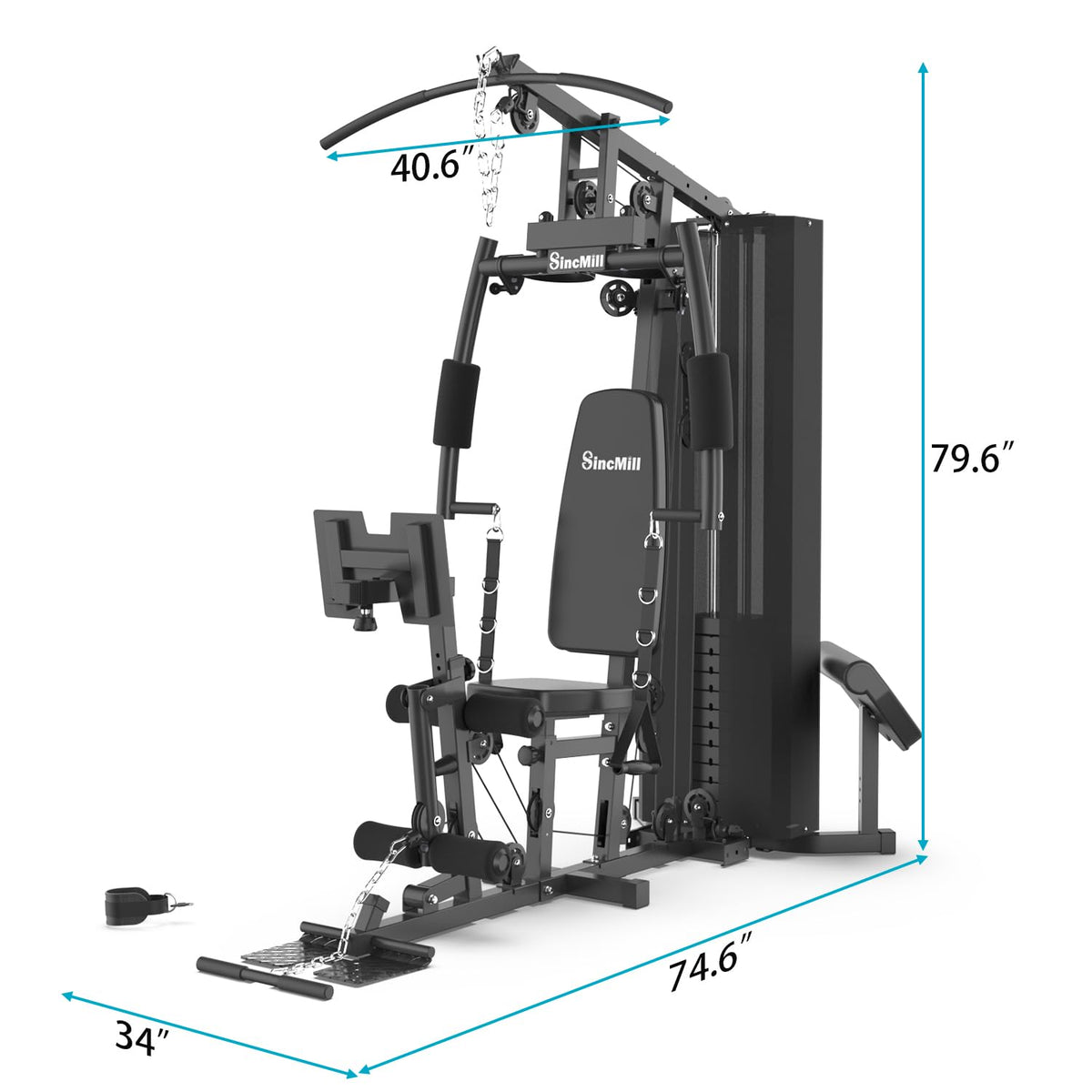 SincMill Home Gym Multifunctional Full Body Workout - JX FITNESS Official Imagery - 6