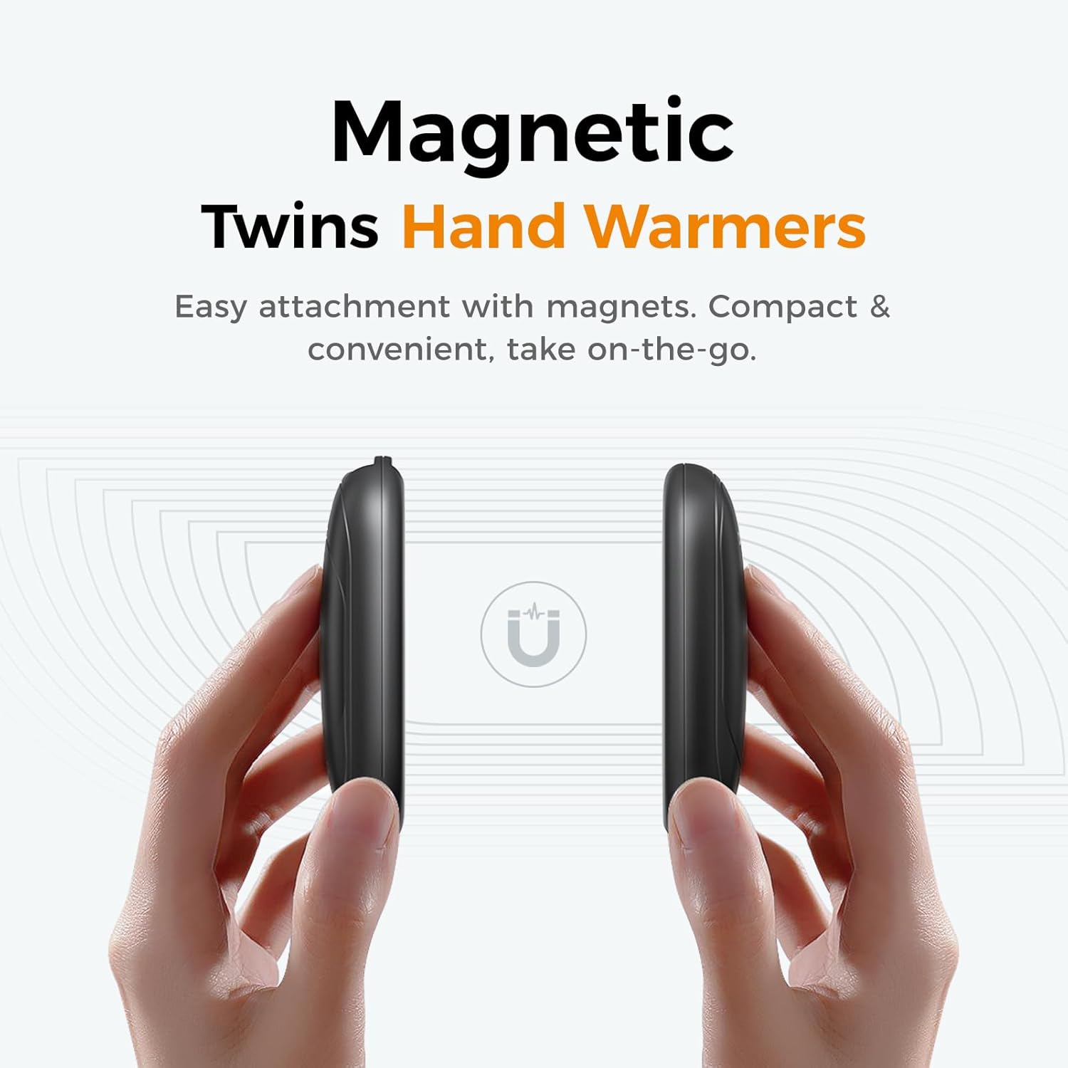 OCOOPA Magnetic Hand Warmers Rechargeable 2 Pack, Electric Hand