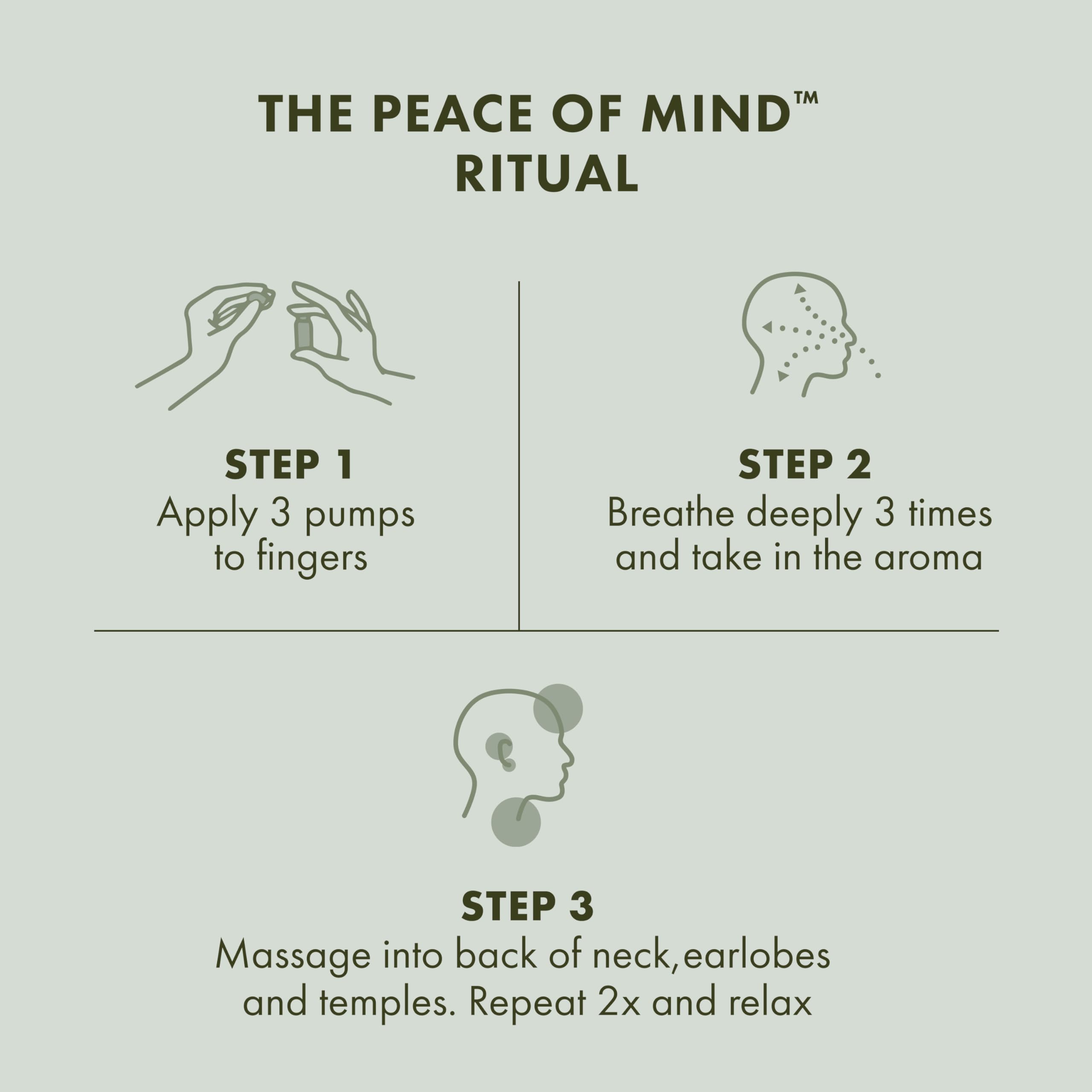 Origins Peace of Mind On-the-Spot Relief | Relaxing Aromatherapy Experience With Eucalyptus, Peppermint & Basil Essential Oils | Wellness Gift, 0.5 Fl Oz