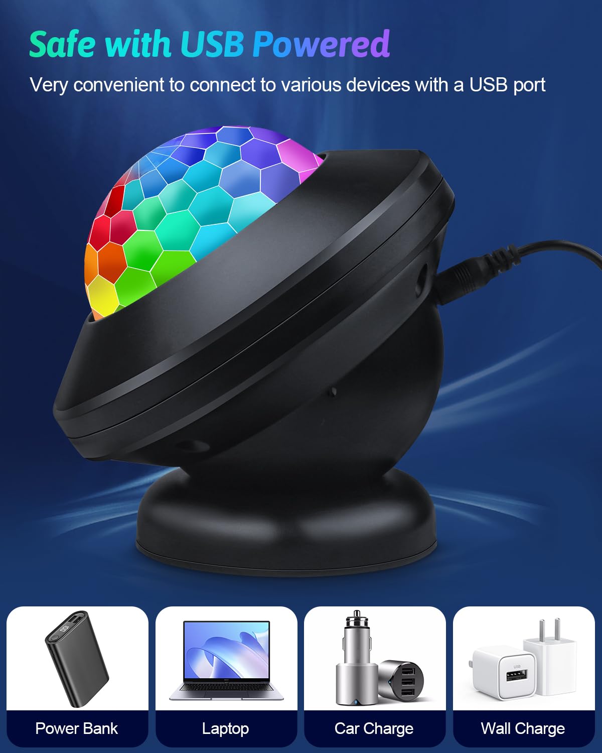 2 Pack Party Karaoke Lights with Remote for Kids Party - Luditek Official Imagery - 8