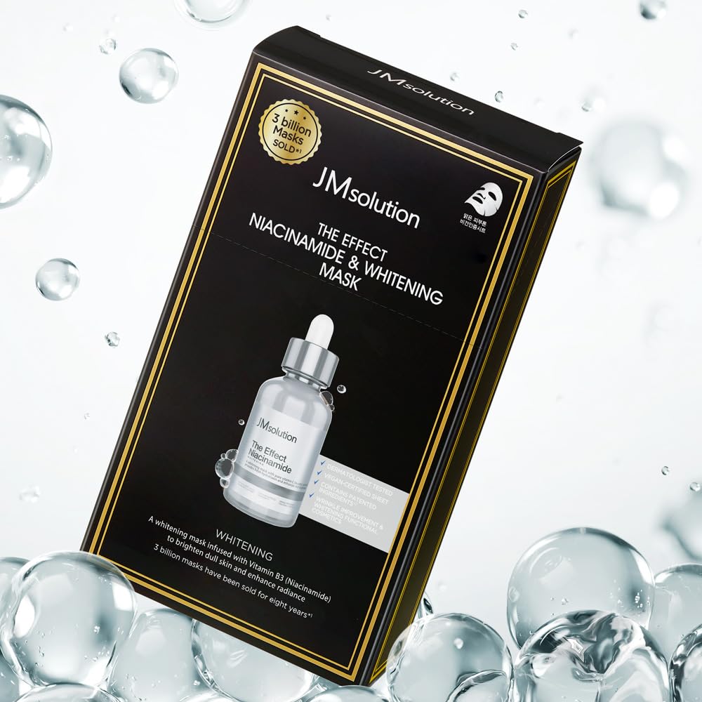 JMsolution The Effect Niacinamide &amp; Brightening Sheet Mask - JMsolution