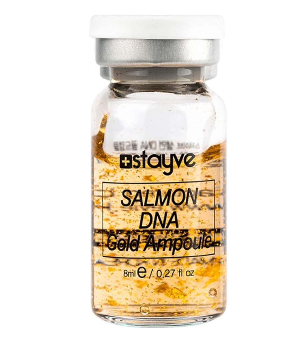 Stayve Salmon DNA Gold Ampoule, Korean, Hydrating Facial Serum, 10 Vials - Stayve Official Product View 3