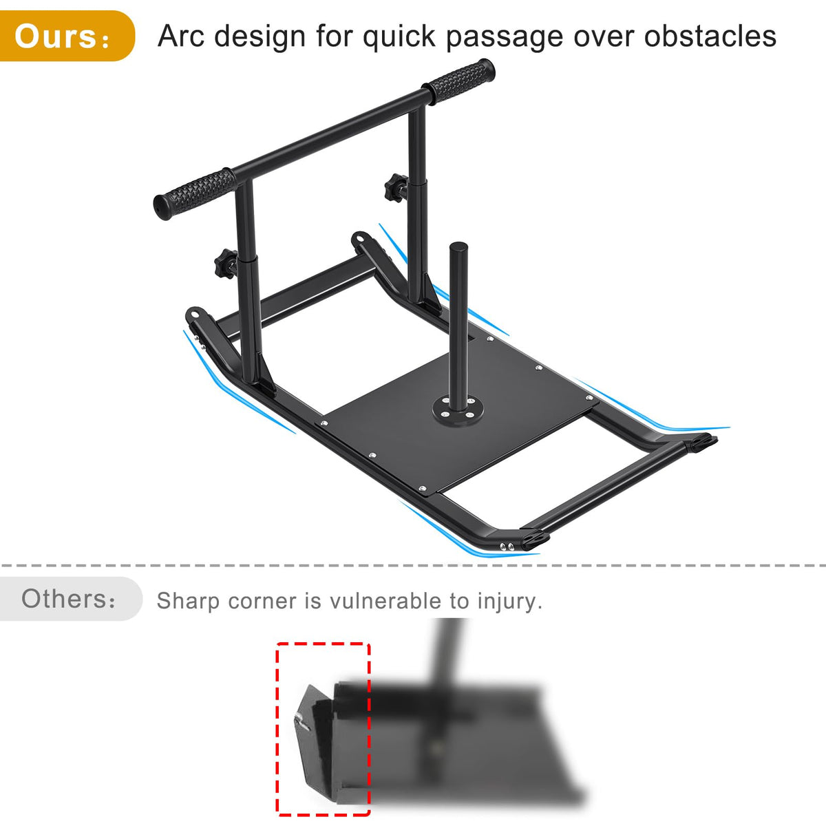 Kipika Weight Sled Workout Sled Fitness Strength Training - Kipika Official Imagery - 7