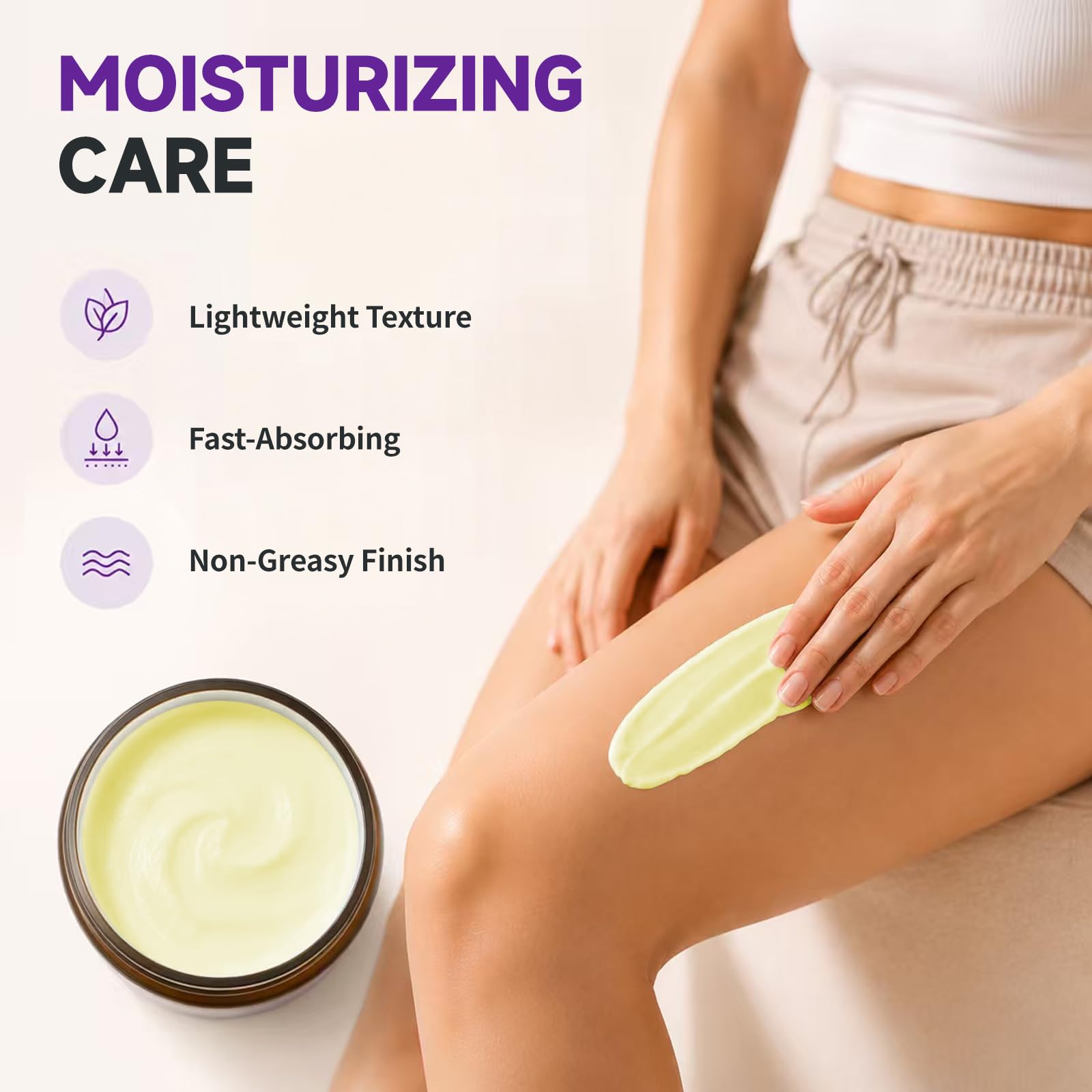 lxmtou Magnesium Cream with MSM and arnica, a skin moisturizer for sleep support and muscle relief, shown in a jar with cream.