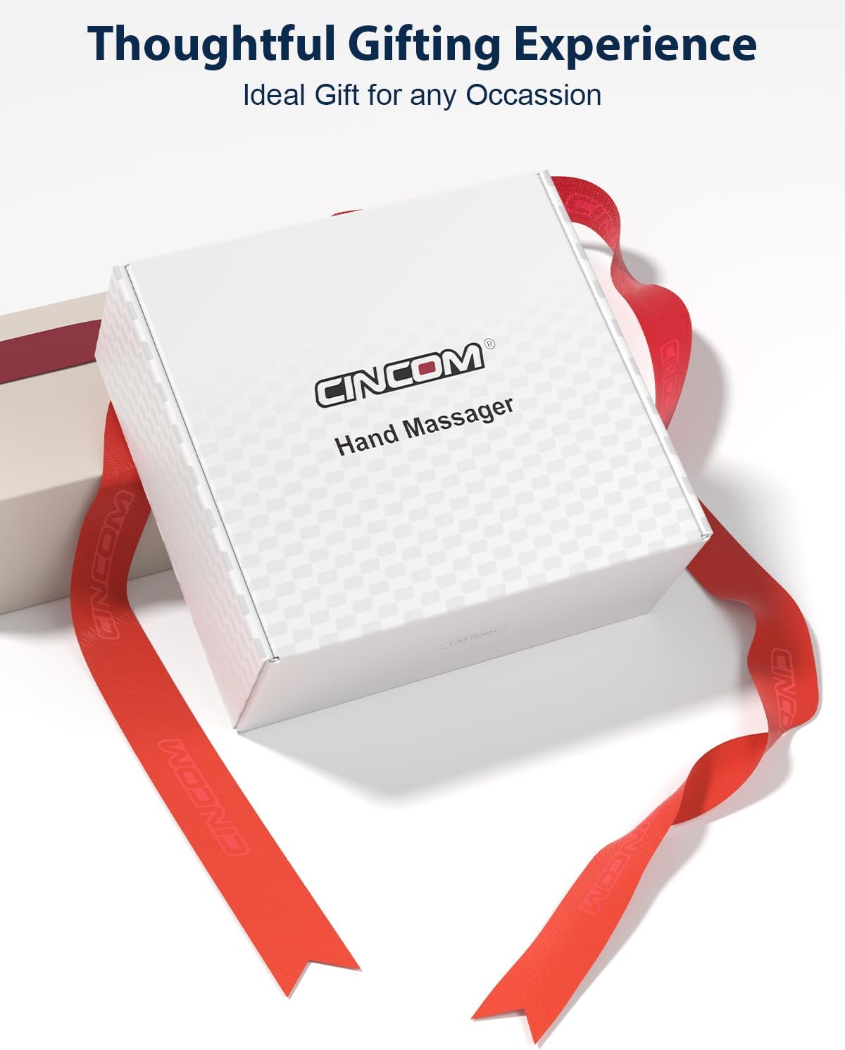 CINCOM Hand Massager - Cordless Hand Massager with Heat and Compres