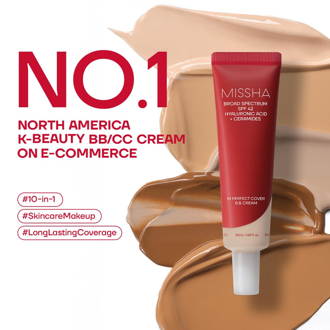 MISSHA M Perfect Cover BB Cream No.23 Natural Beige SPF 42 PA+... - MISSHA Official Product View 3