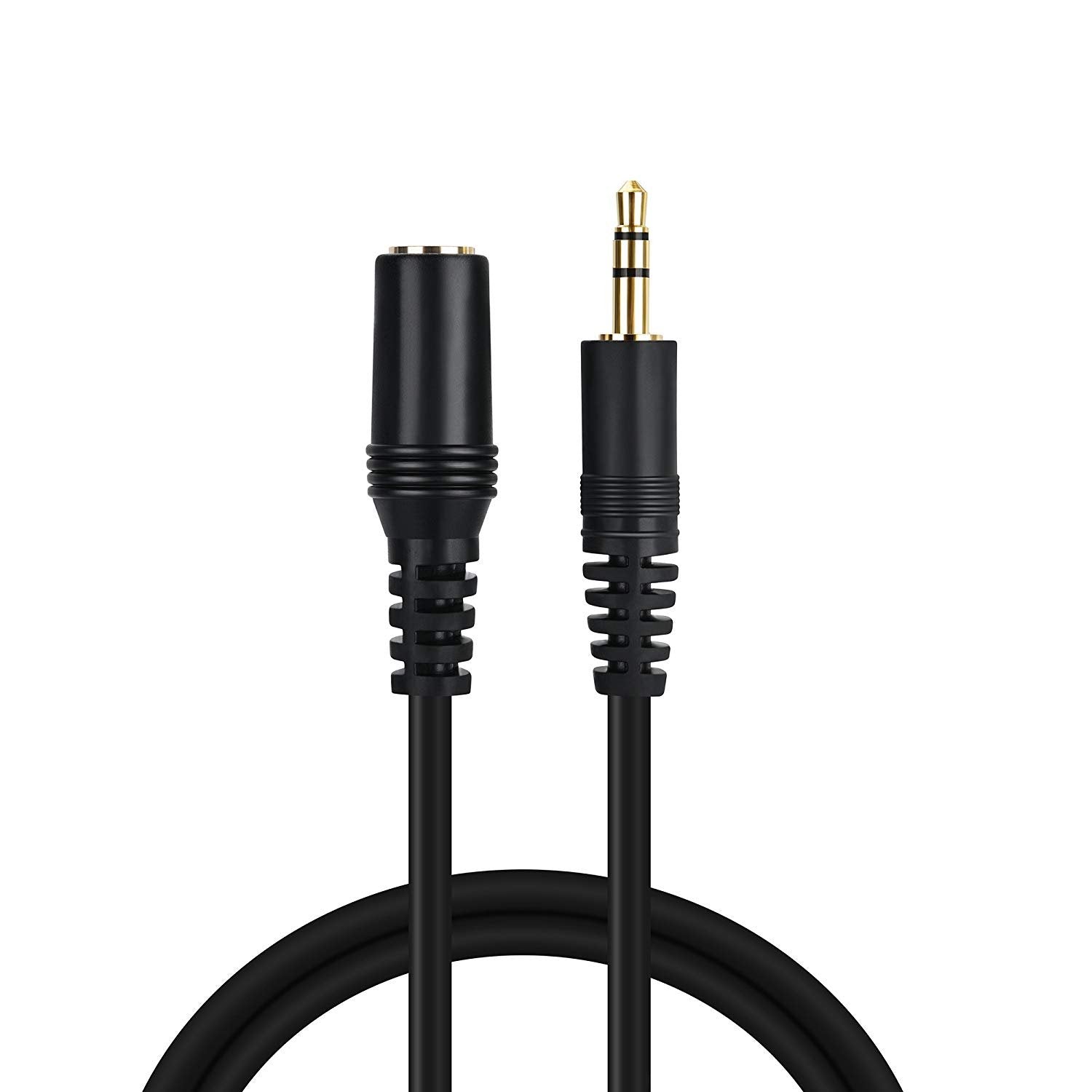 PASOW 3.5mm Stereo Male to Female Extension Audio Cable Cord by PASOW - Angle View 1