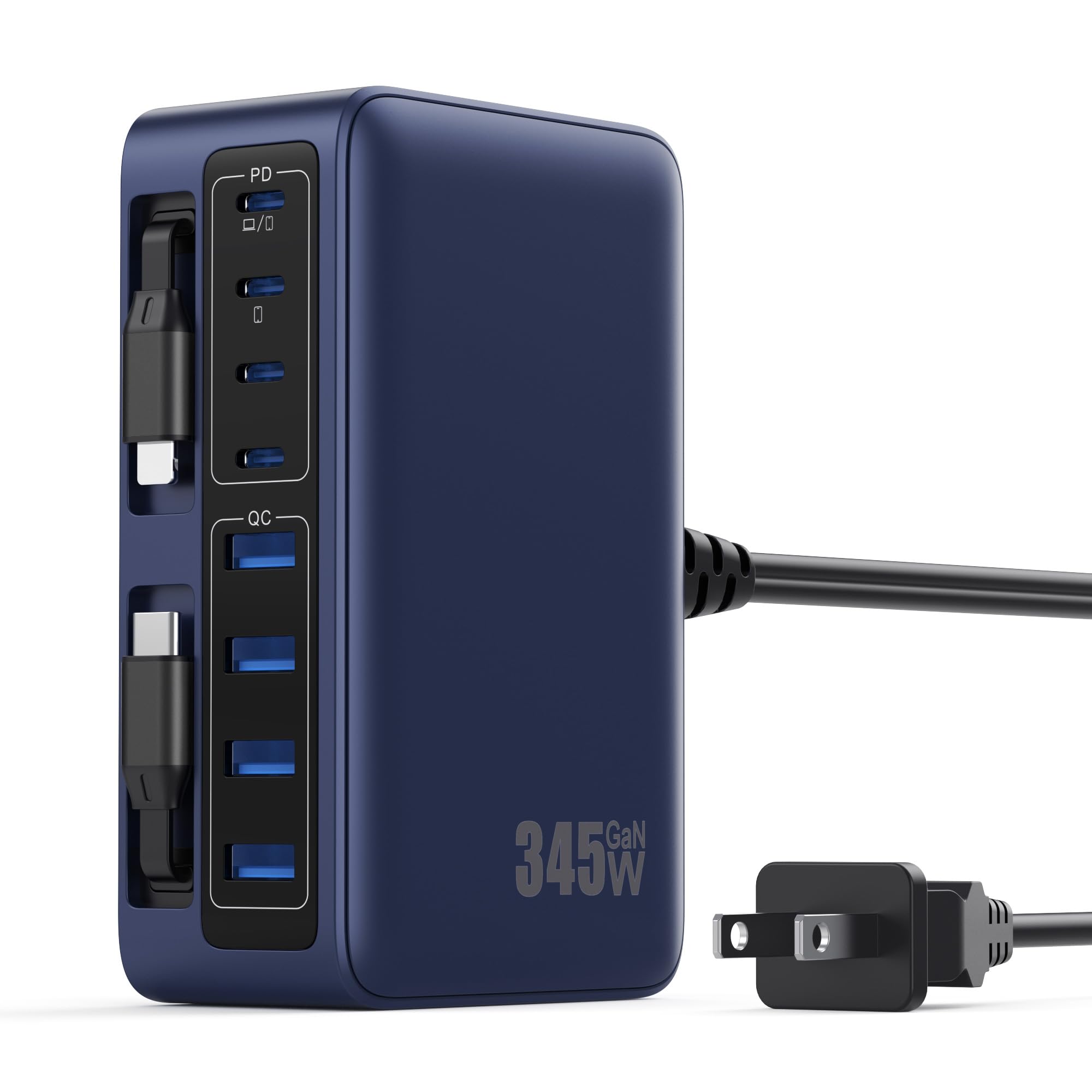 GKUTW USB C Charger 200W USB C Charger Block,Upgraded GaN III 8-P by GKUTW - Angle View 9