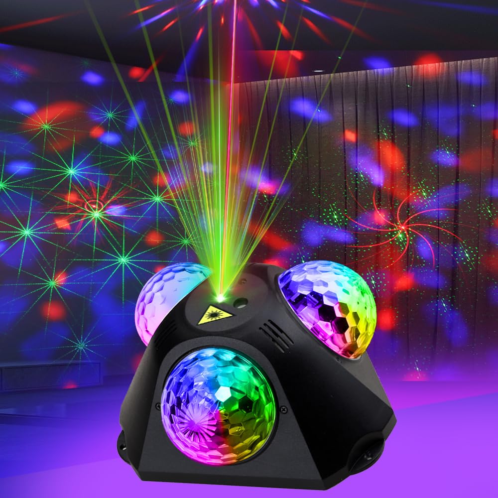 Disco Ball Party Lights Disco Ball Decor Disco Light Sound - KBJ Official Imagery - 8