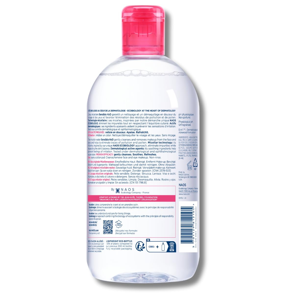 Elefair Tech Bioderma - Sensibio H2O Micellar Water Makeup Rem - Elefair Tech Official Product View 4