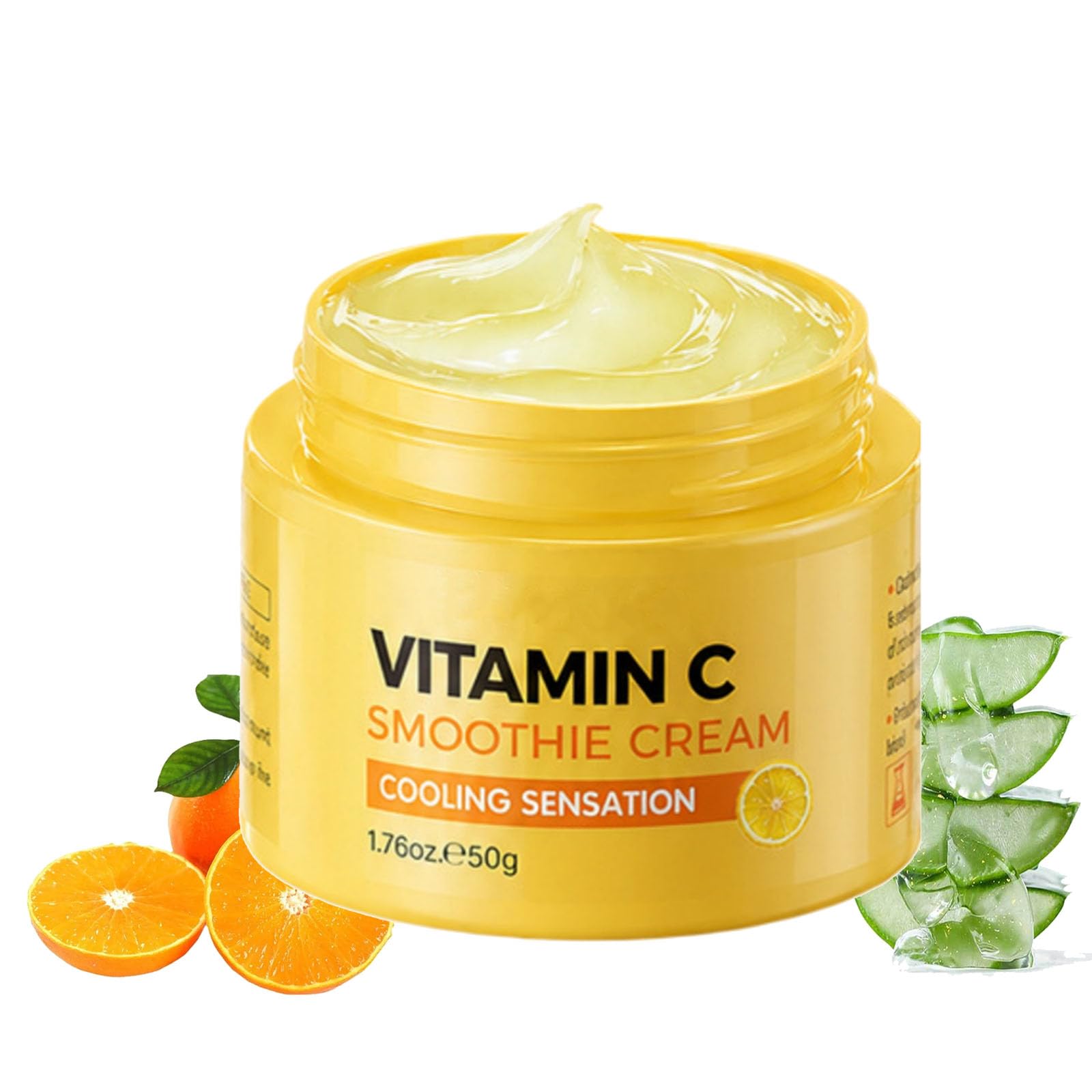 Vitamin C Smoothie Cream,Summer Icy Cool Facial Gel, Lightweight - Product Imagery